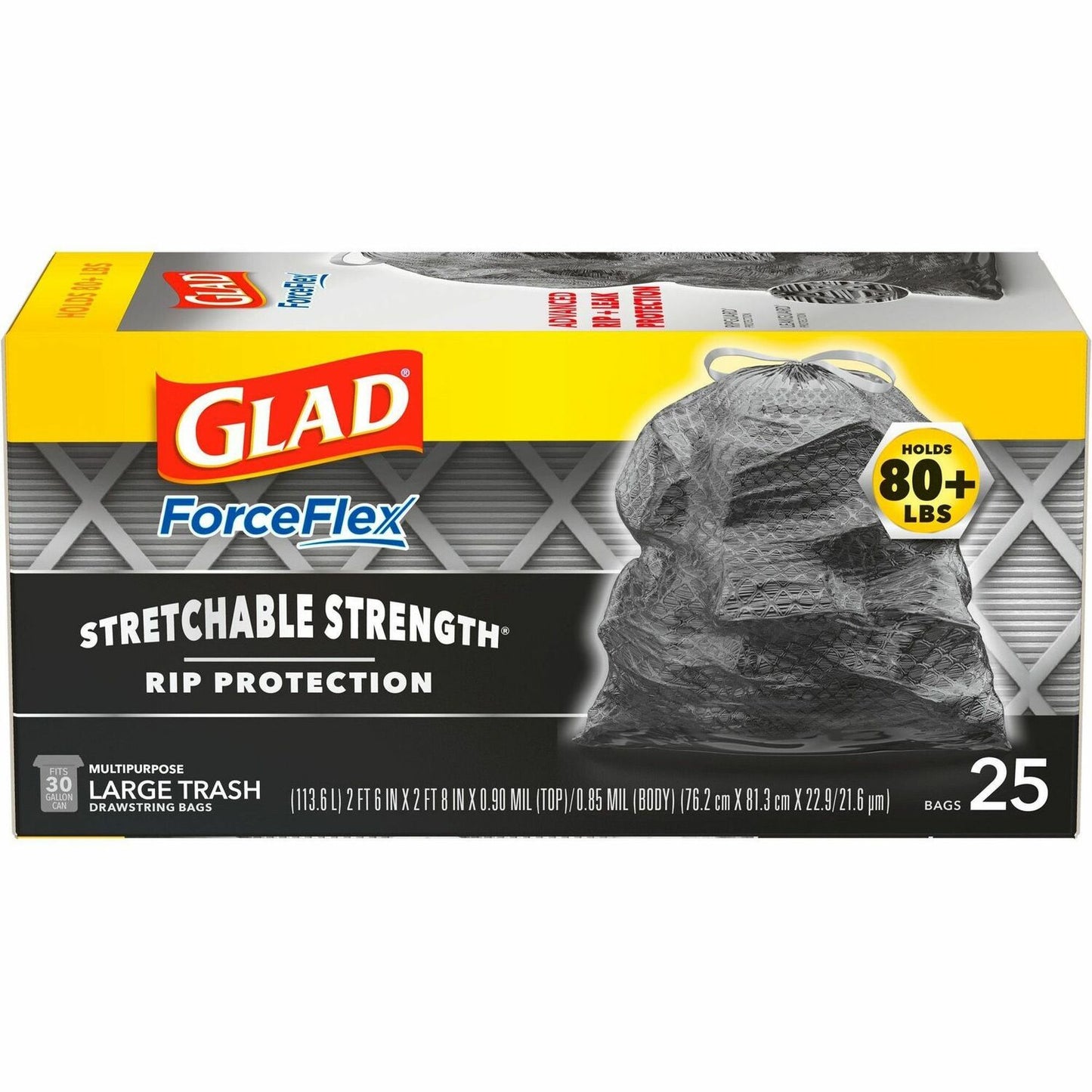 Glad ForceFlexPlus Large Drawstring Trash Bags (CLO70359)