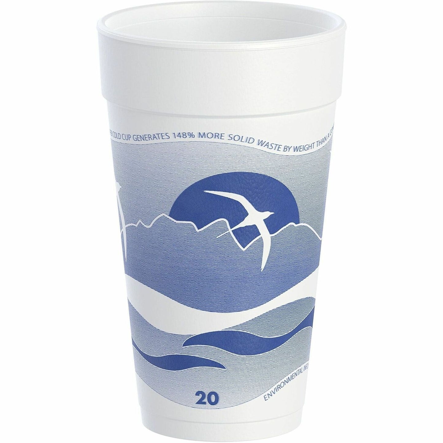 Dart 20 oz Horizon Design Foam Cups (DCC20J16H)