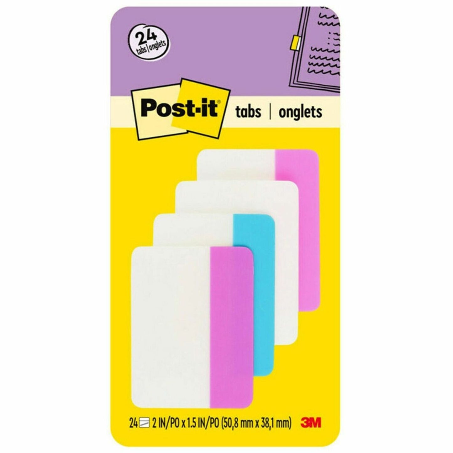 Post-it Filing Tabs (MMM686PWAV)