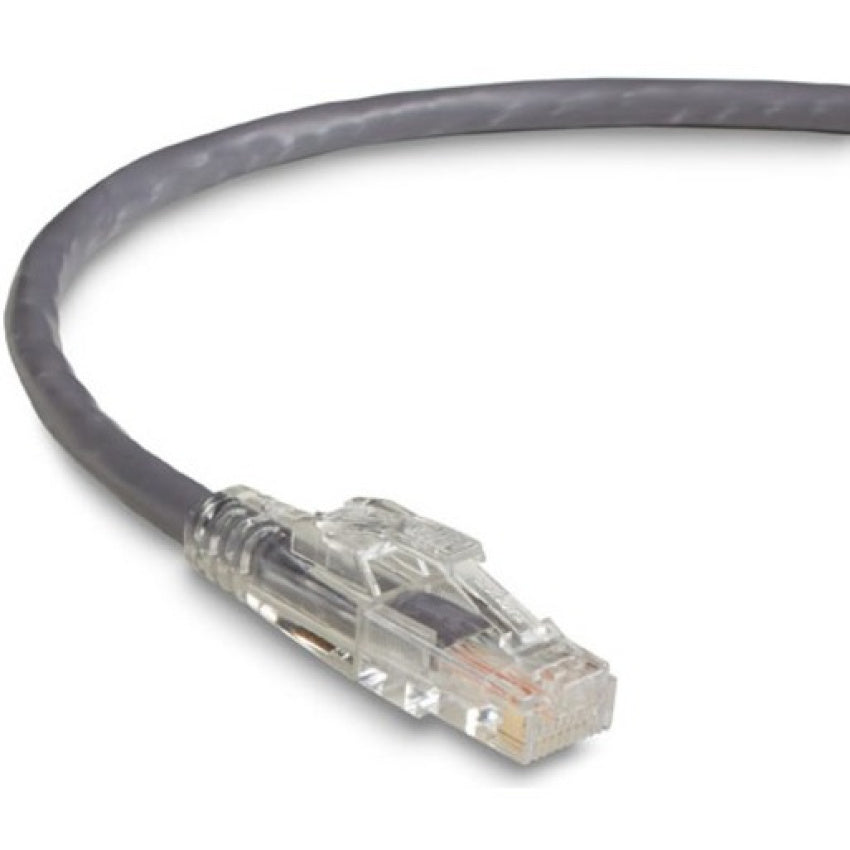 Black Box Cat6 550-mhz Locking Snagless Stranded Ethernet Patch Cable-unshielded (utp), Cm Pvc (rj45 M/m), Gray, 20-ft. (6.0-m) (C6PC70GY20)