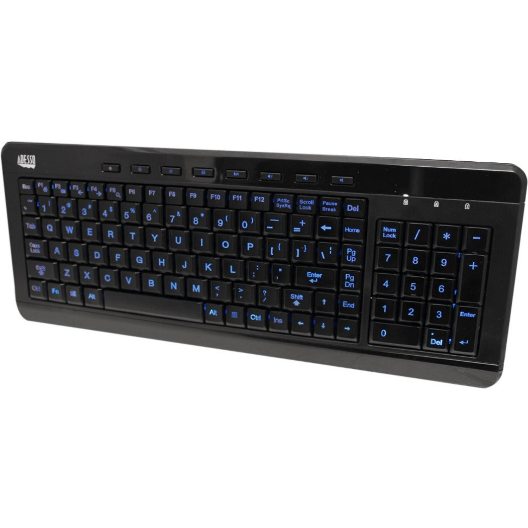Adesso Slimtouch 3 Colors Illuminated Backlit (AKB120EB)