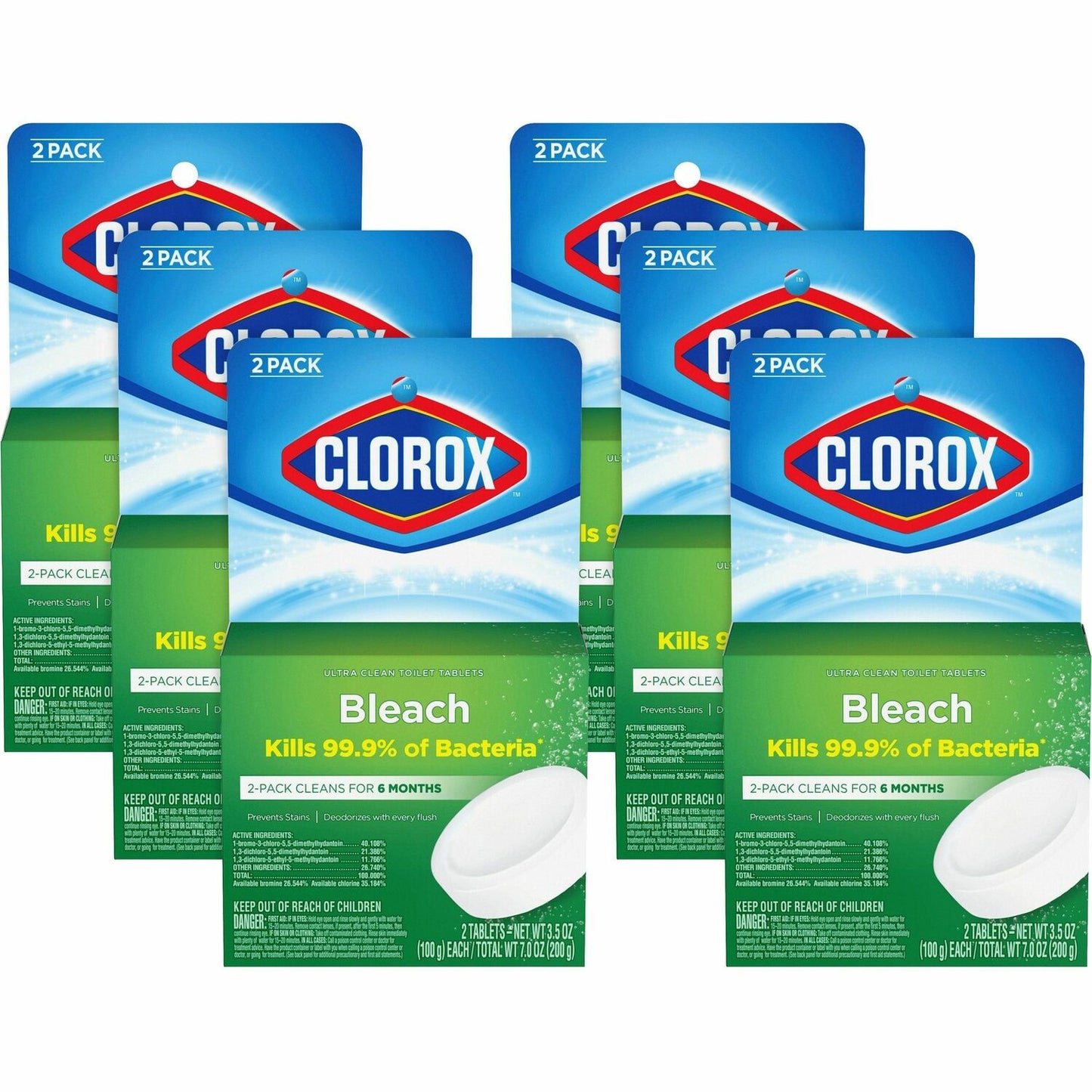 Clorox Ultra Clean Toilet Tablets Bleach (CLO30024CT)