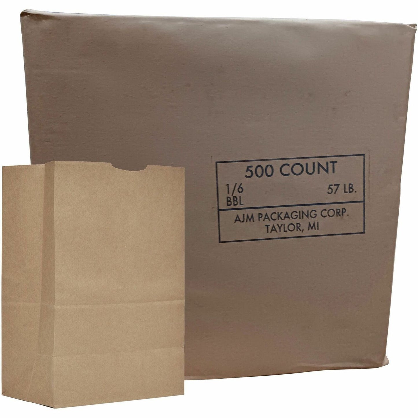 AJM Packaging Packaging Packaging Grocery Sacks (AJMGS57NP5C)