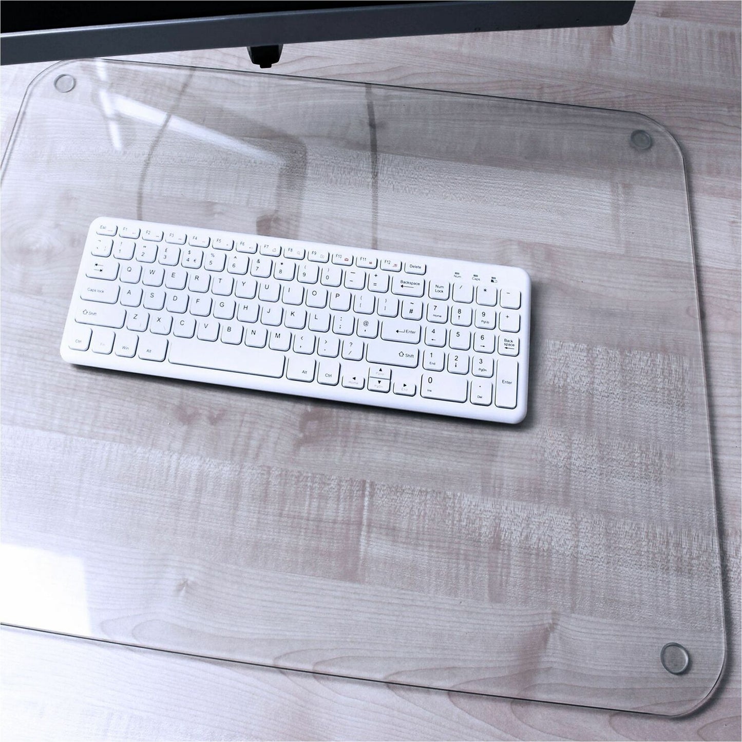 Desktex Glaciermat Glass Desk Pad - 20" x 36" (FLRFCDE2036G)