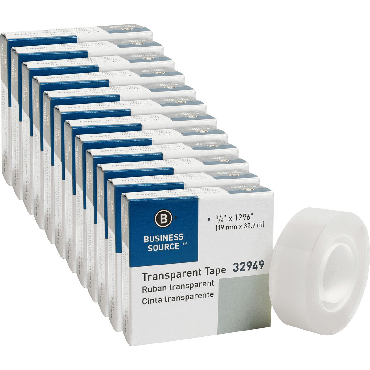 Business Source All-purpose Transparent Tape (BSN32949PK)