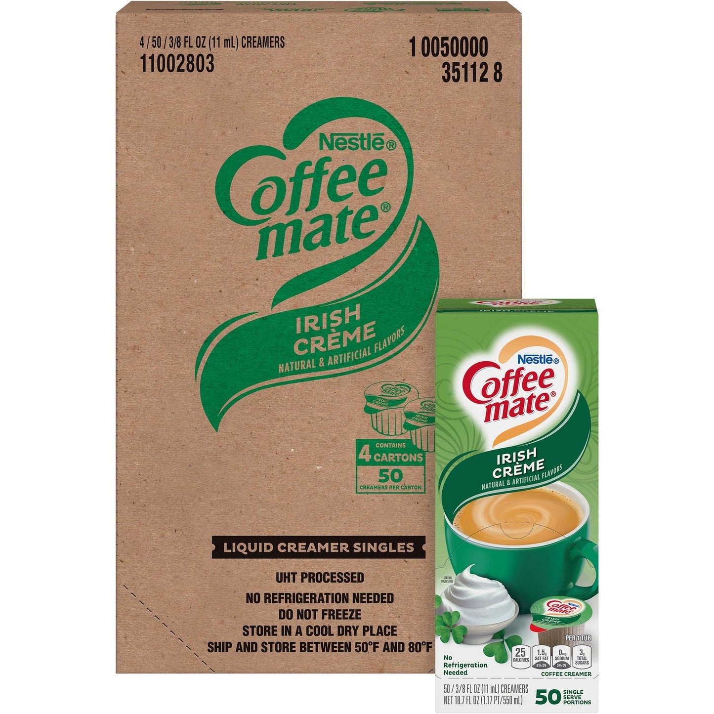 Coffee-mate Coffee-mate Irish Creme Liquid Creamer Singles - Gluten-Free (NES35112CT)