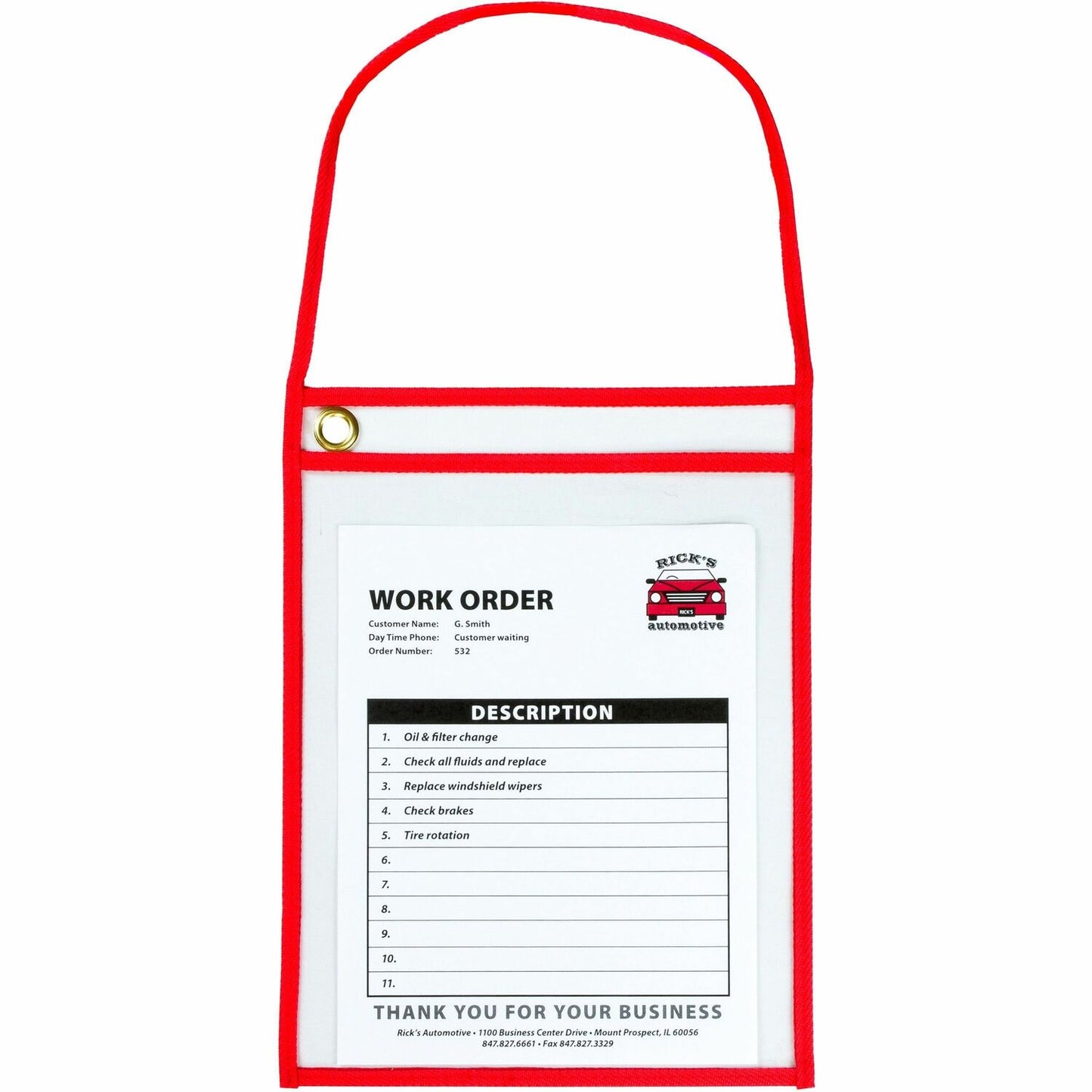 C-Line Hanging Strap Shop Ticket Holder (CLI41924)