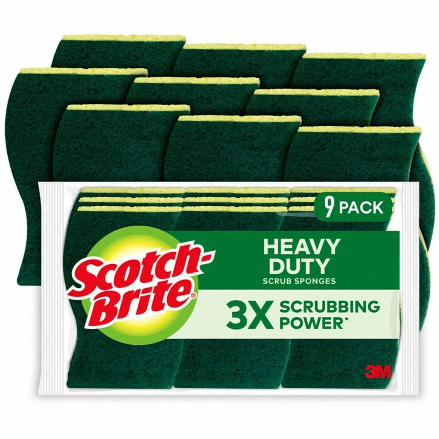 Scotch-Brite Heavy-Duty Scrub Sponges (MMM4295)