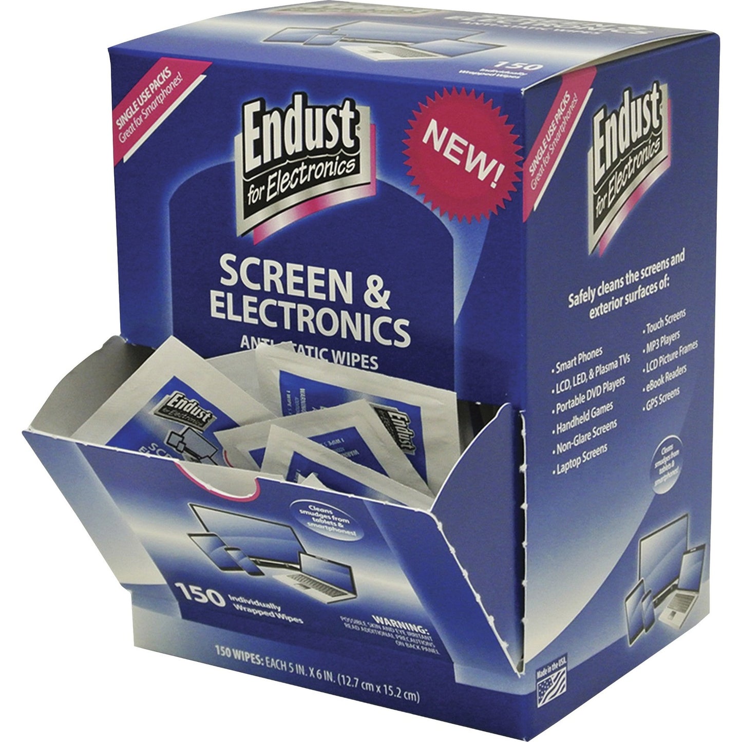Endust Screen/Electronics Clean Wipes (NRZ14316)