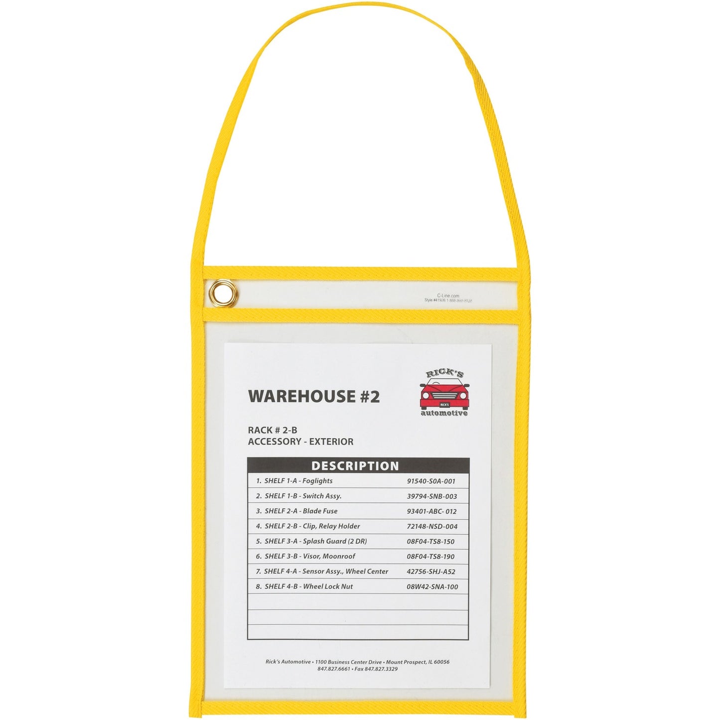 C-Line Hanging Strap Shop Ticket Holder (CLI41926)