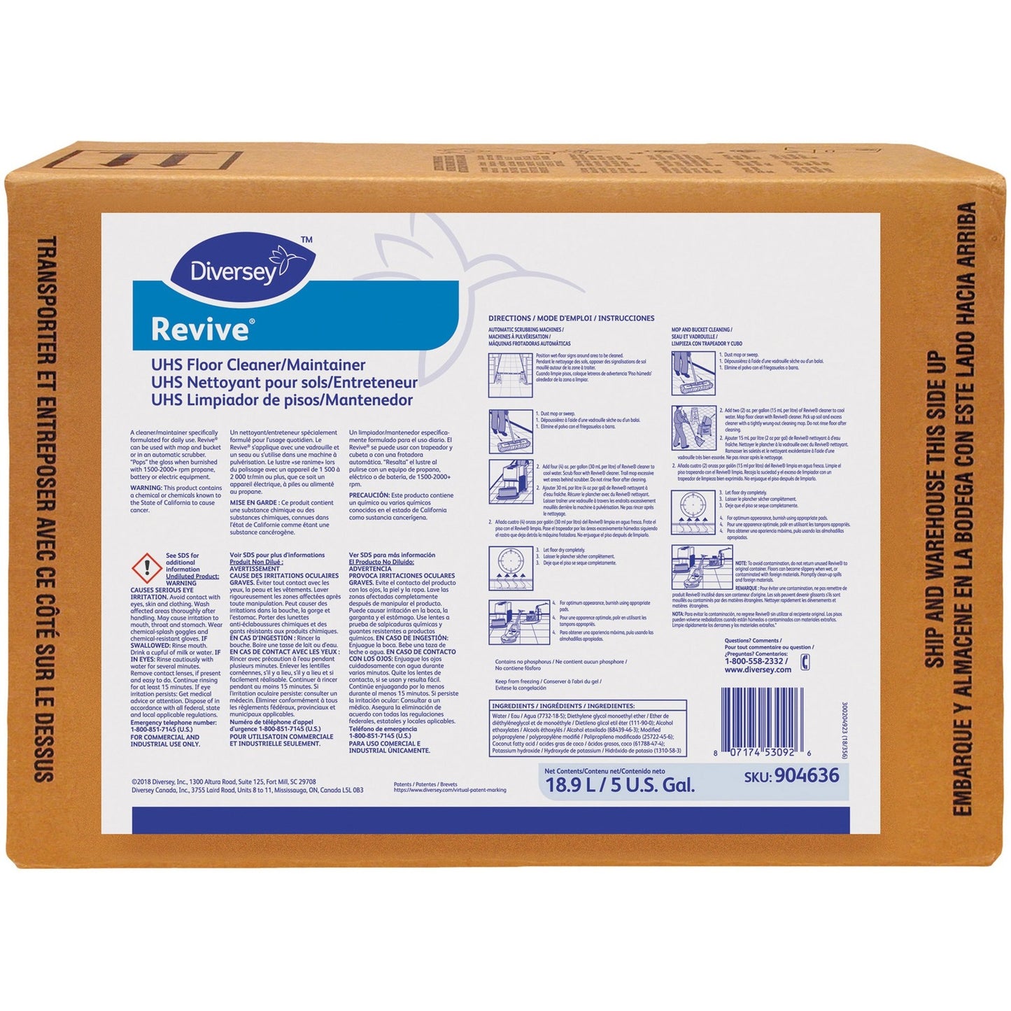 Diversey Floor Cleaner/Maintainer (DVO904636)