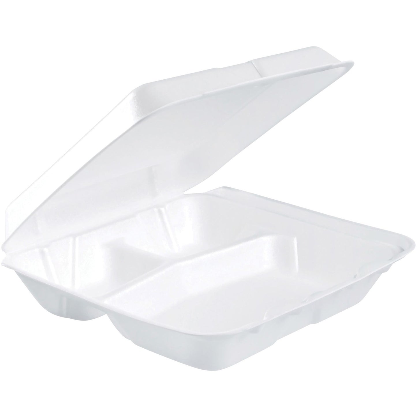 Dart Insulated Foam 3-compartment Containers (DCC80HT3R)