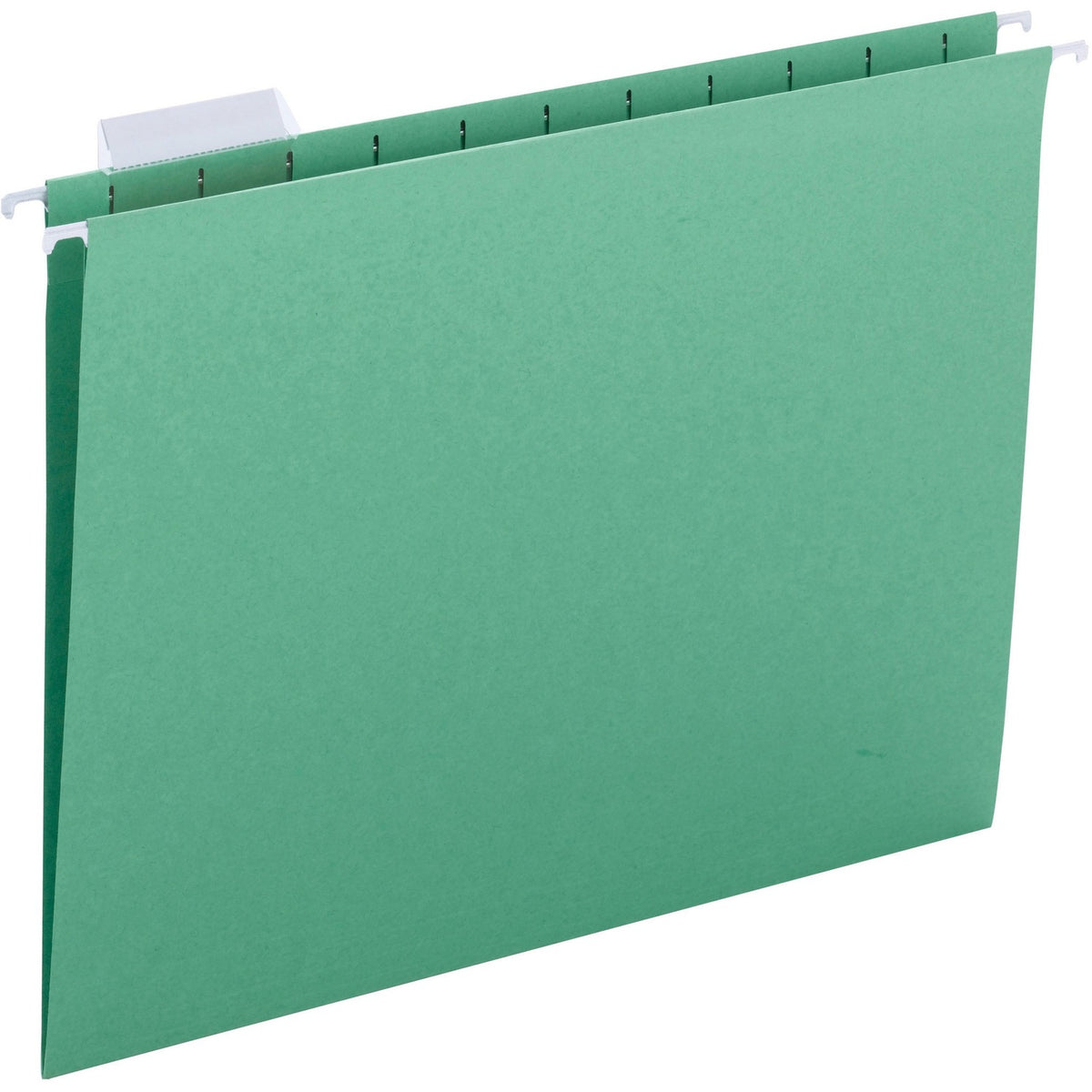 Business Source 1/5 Tab Cut Letter Recycled Hanging Folder (BSN03178)