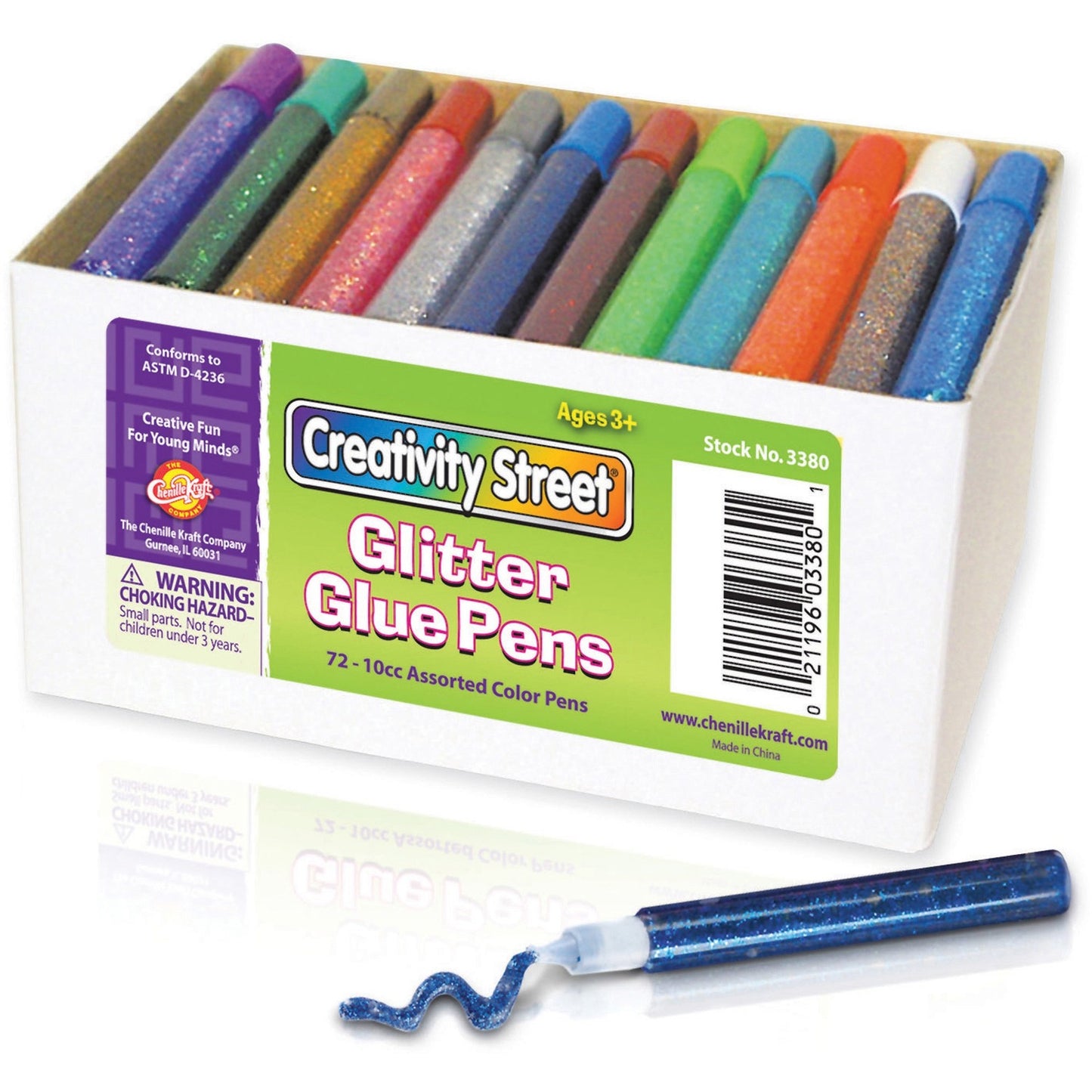 Creativity Street Glitter Glue Pens Classpack (PAC338000)