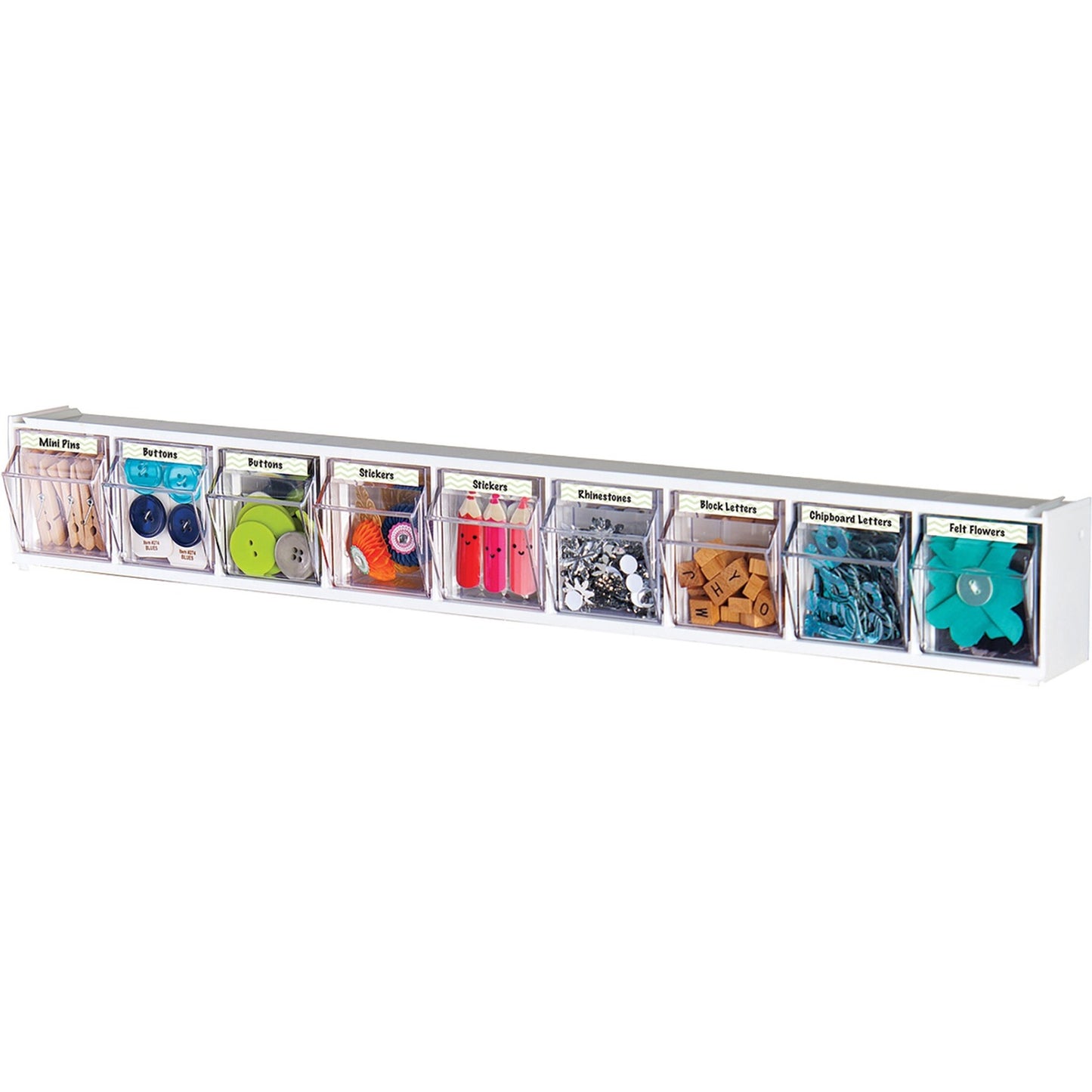 deflecto Tilt Bin Interlocking Multi-Bin Storage Organizer (DEF20903)