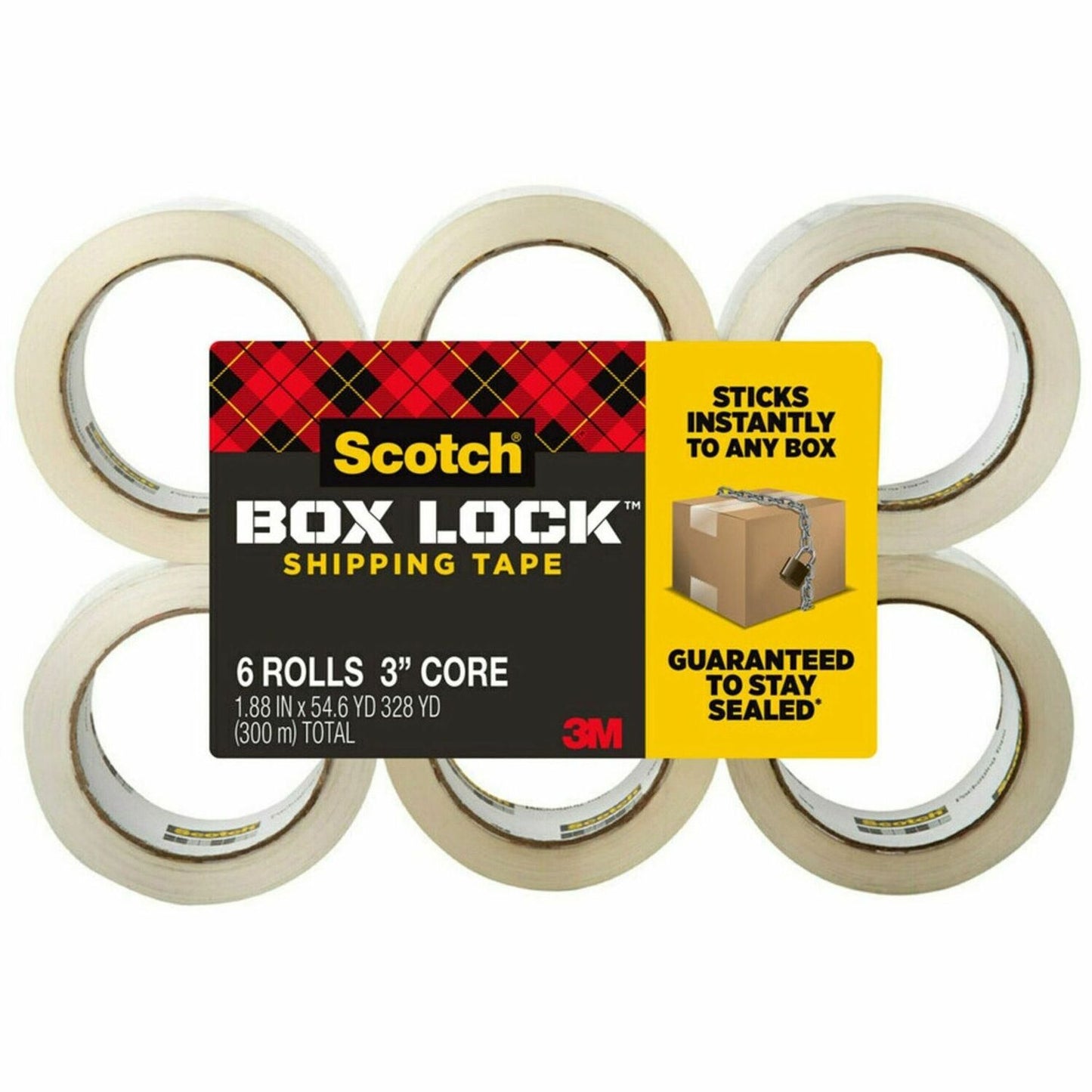 Scotch Box Lock Packaging Tape Refill (MMM39506)