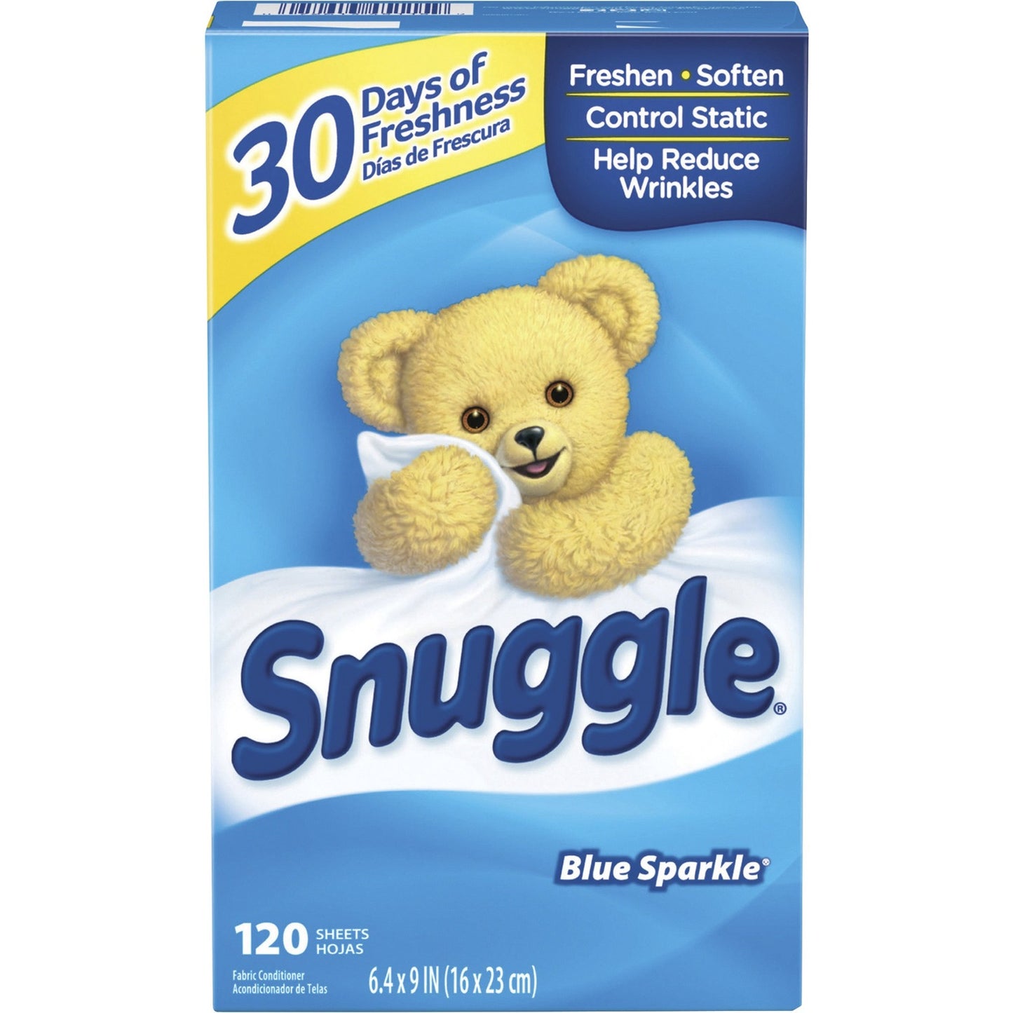 Dial Snuggle Blue Sparkle Dryer Sheets (DIA45115)