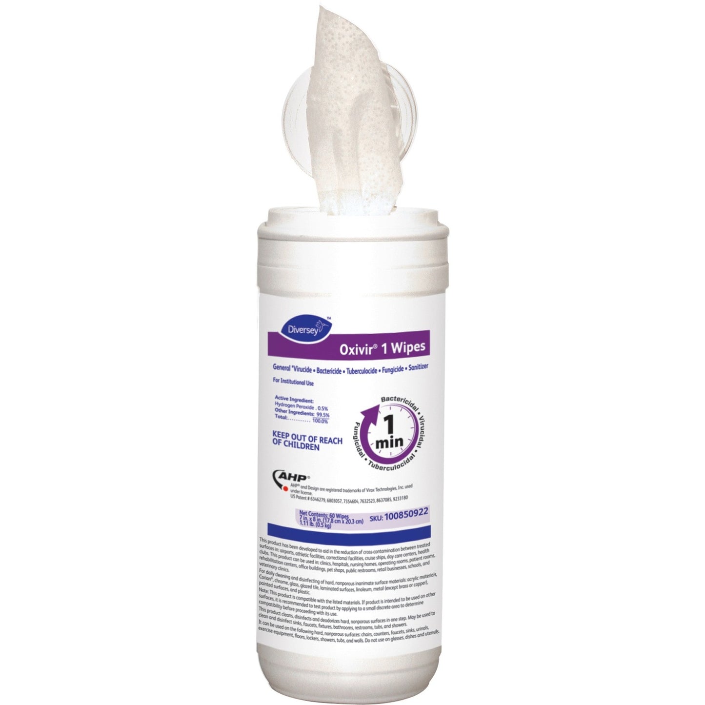 Diversey Oxivir 1 Wipes (DVO100850922)