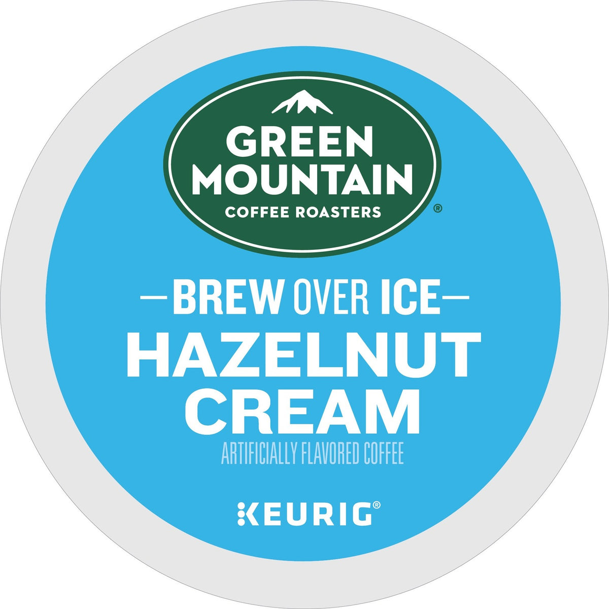 Green Mountain Coffee Roasters K-Cup Brew Over Ice Hazelnut Cream Coffee (GMT9029)