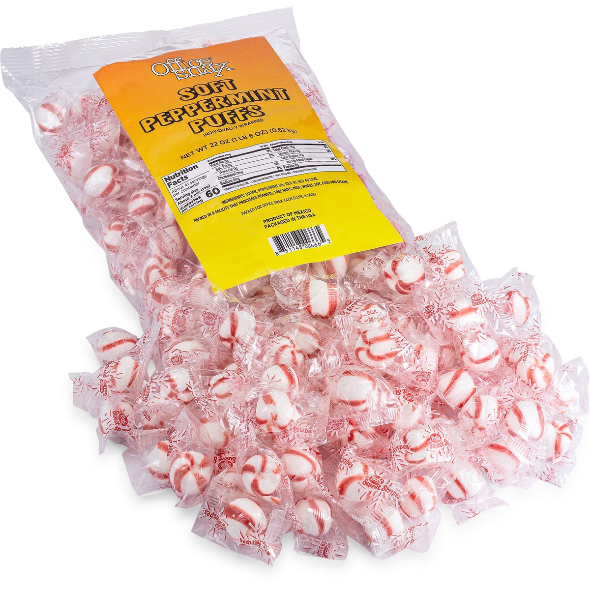 Office Snax Peppermint Puff Candy (OFX00666)