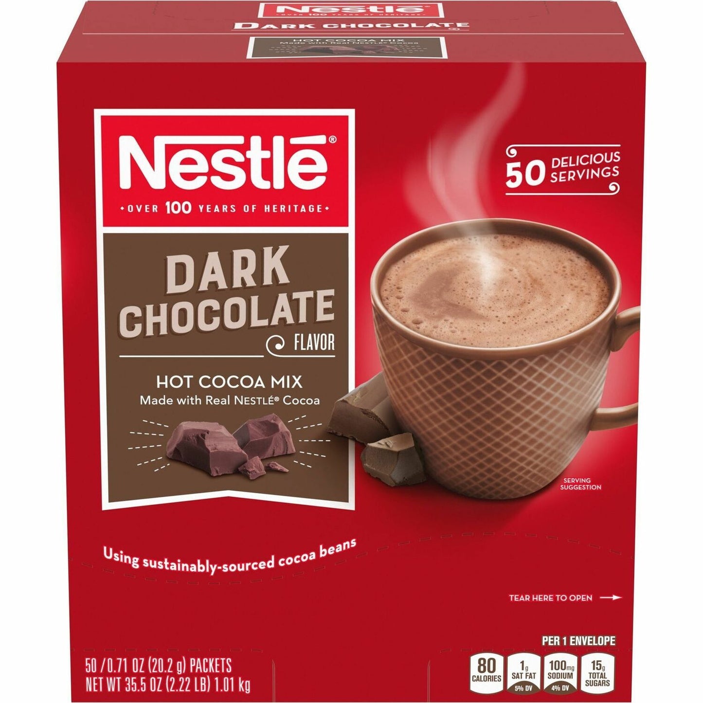 Nestle Dark Chocolate Single-Serve Hot Cocoa Mix (NES70060)
