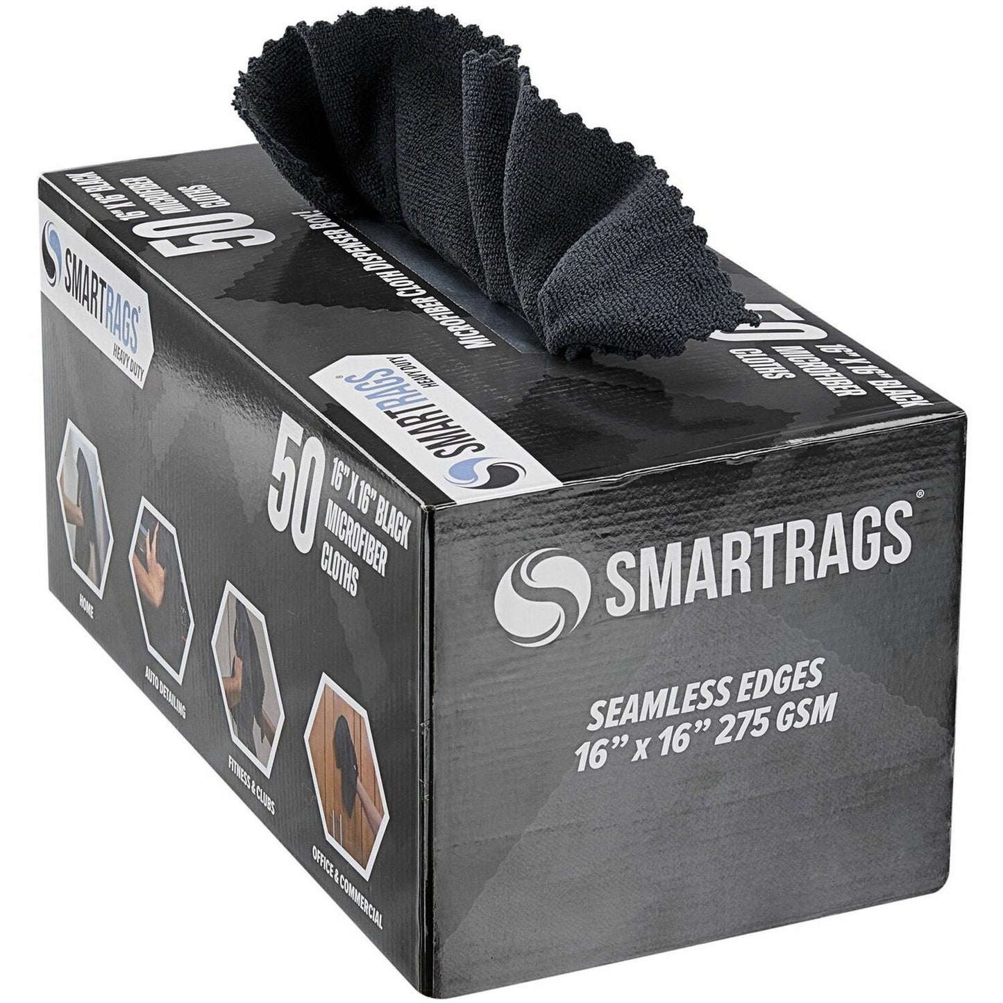 Monarch Smart Rags Microfiber Cloths (MONM930BK)