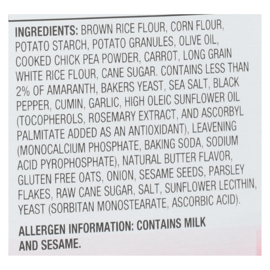 Miltons - Cracker Veg Fire Roasted Gluten Free - Case Of 12 - 4.5 Oz