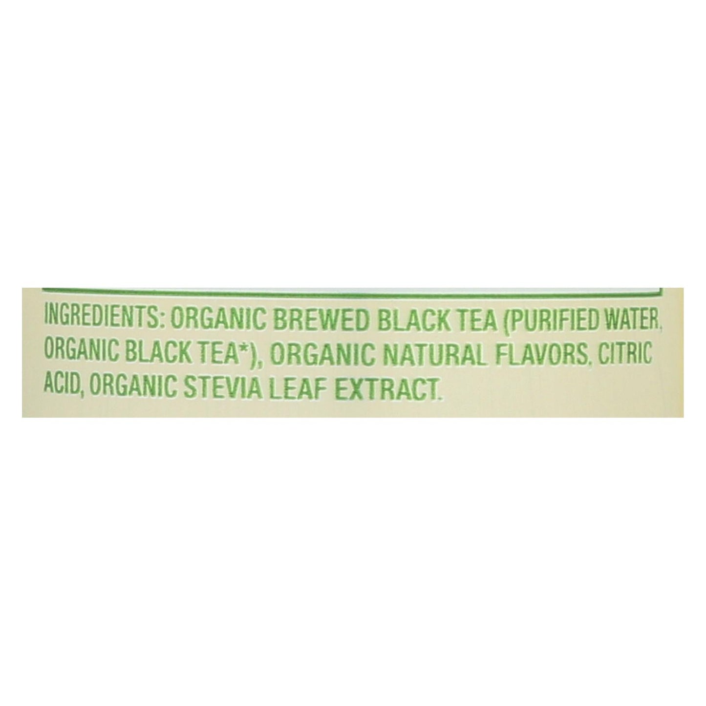 Zevia - Tea Black Lemon - Case Of 12 - 12 Fz