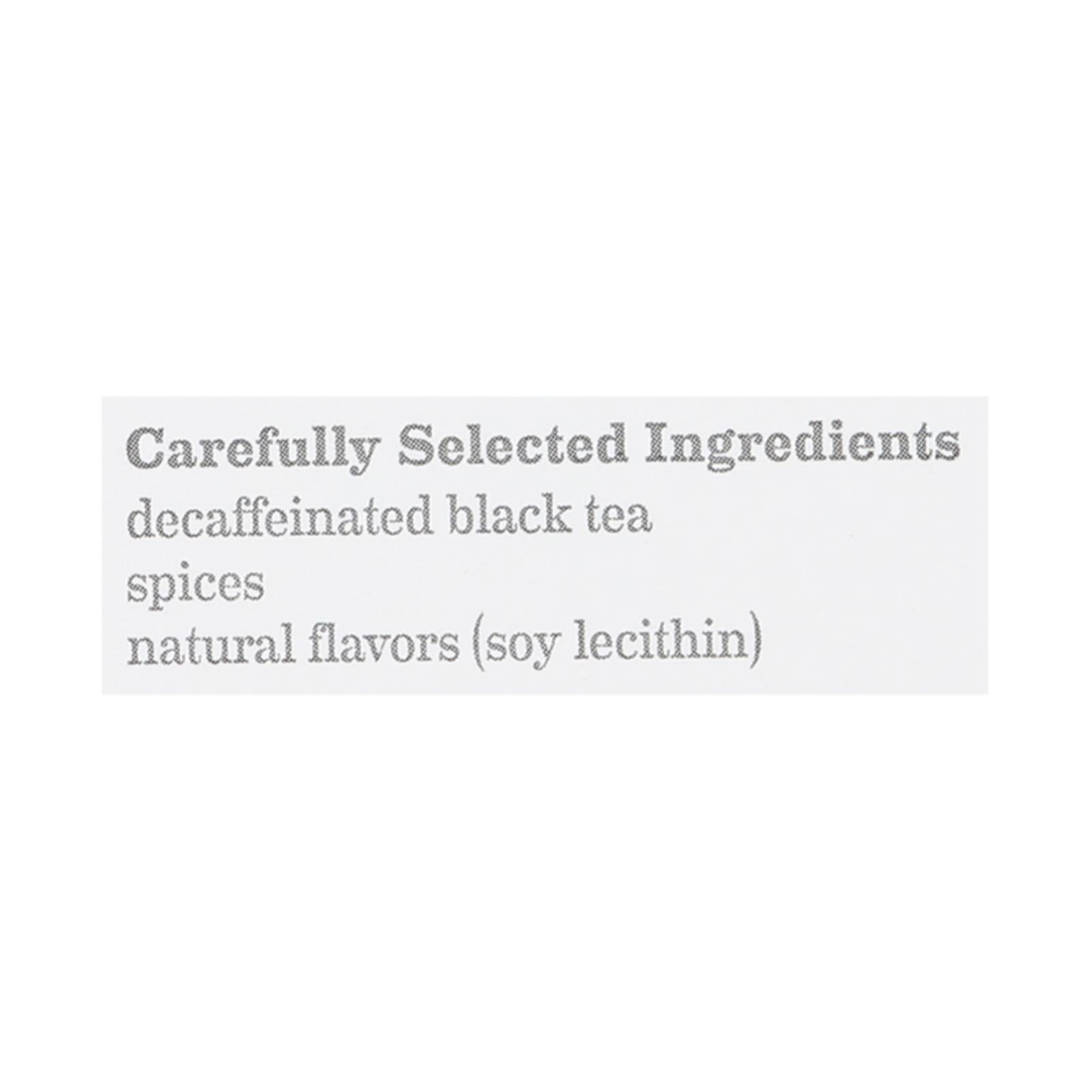 Bigelow Tea Tea - Decaf - Chai Spiced - Case Of 6 - 20 Bag