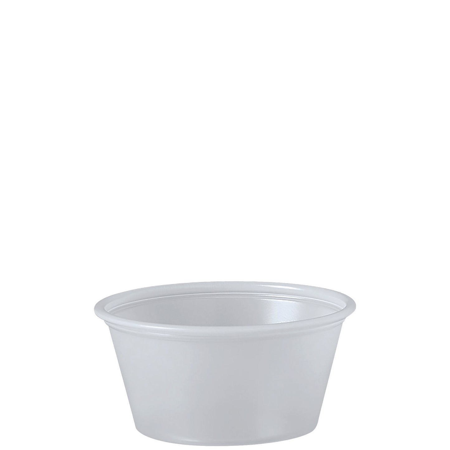 Dart Polystyrene Portion Cups, 2 oz, Translucent, 250/Bag, 10 Bags/Carton (DCCP200N)
