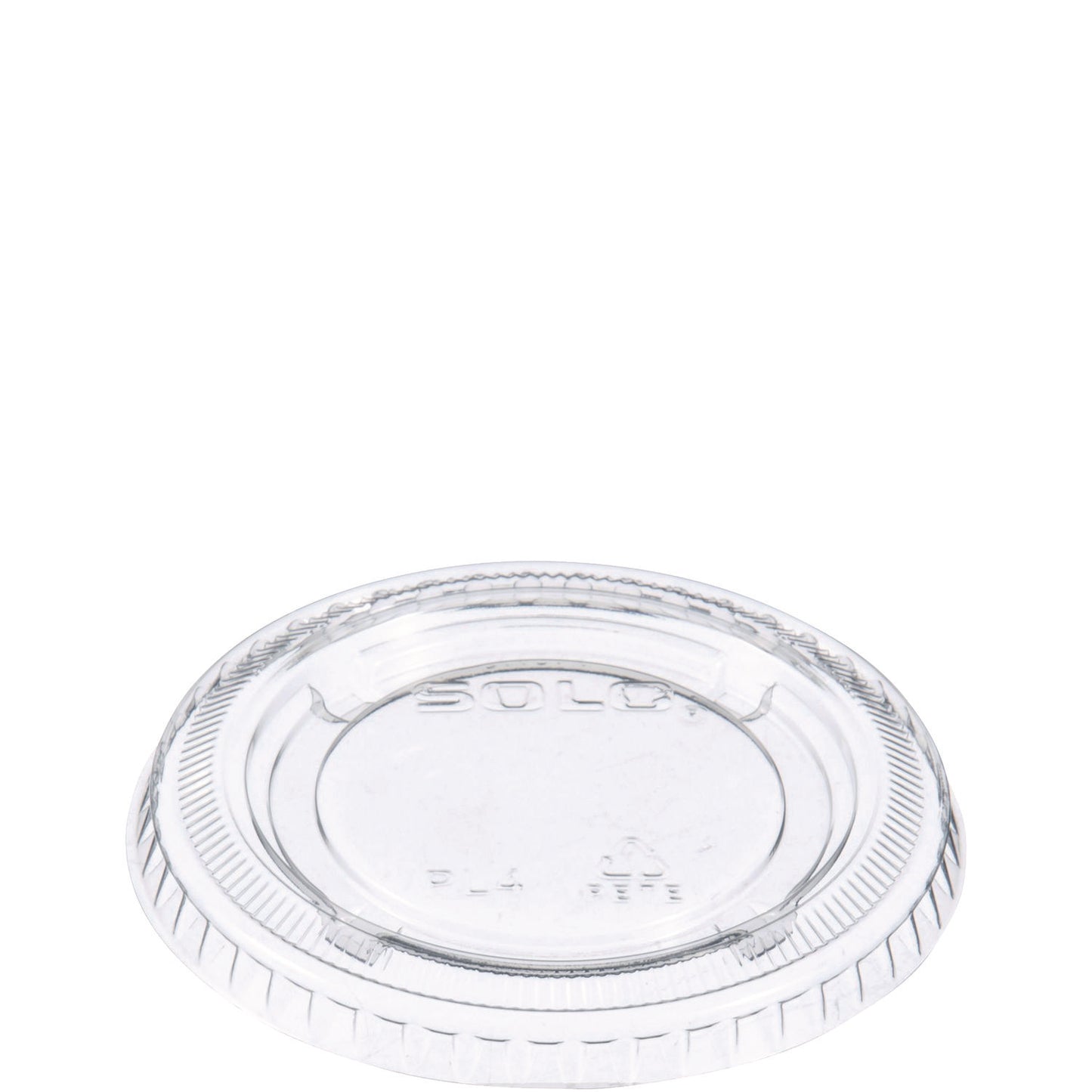 Dart Portion/Souffle Cup Lids, Fits 3.25 oz to 9 oz Cups, Clear, 125/Pack, 20 Packs/Carton (DCCPL4N)