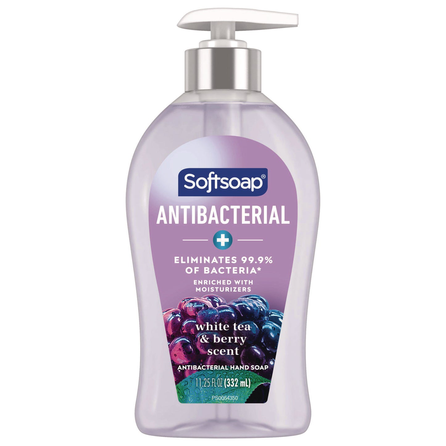 Softsoap Antibacterial Hand Soap, White Tea and Berry Fusion Scent, 11.25 oz (CPC44573EA)