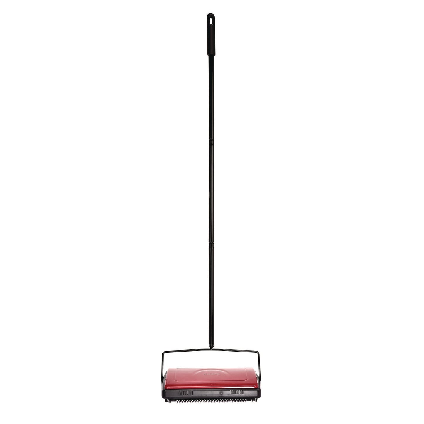 Alpine Manual Triple Brush Carpet and Floor Sweeper, 42.5" Handle, Red (ALHALP469REDNEW)