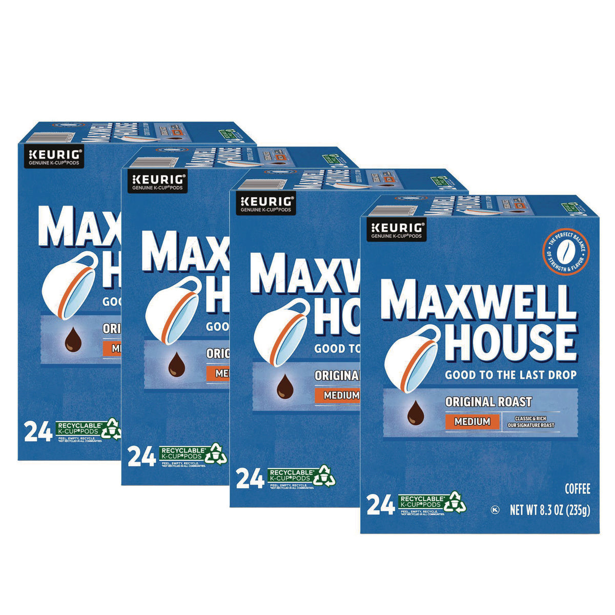 Maxwell House Original Roast K-Cups, 96/Carton (GMT5469CT)