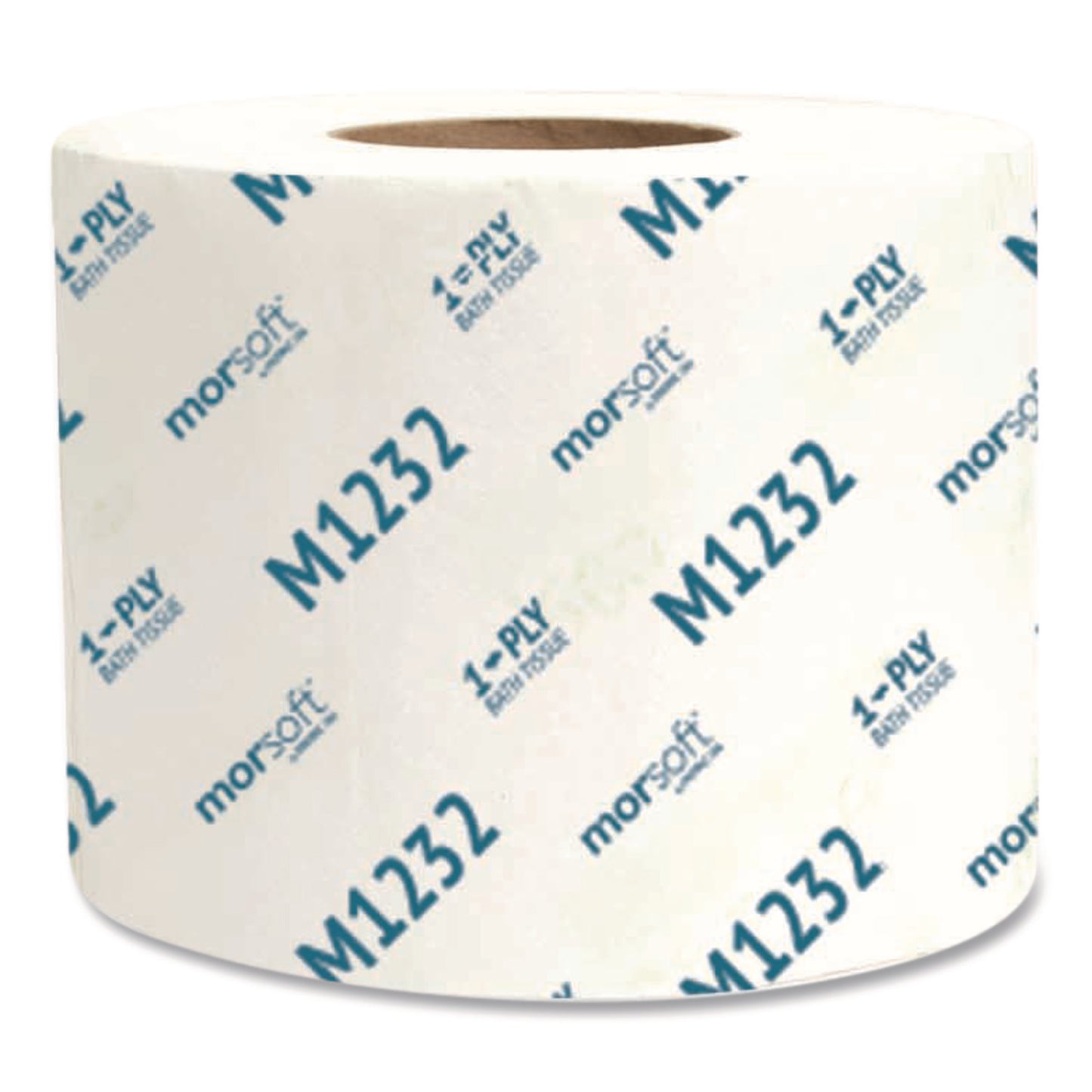 Morcon Tissue Morsoft Controlled Bath Tissue, Septic Safe, 1-Ply, White, 1,200 Sheets/Roll, 48 Rolls/Carton (M1232)