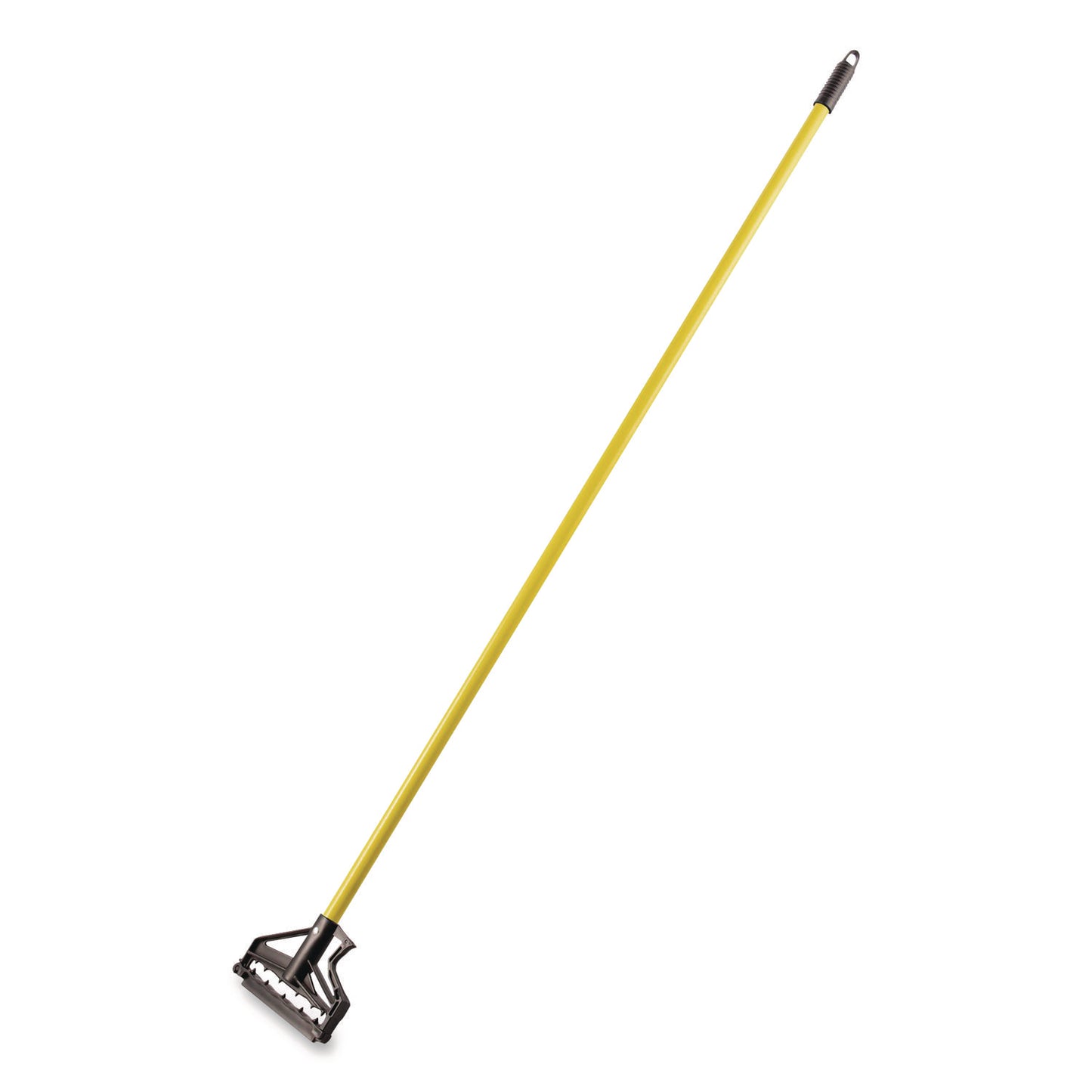 Carlisle Sparta Spectrum Quik-Release Fiberglass Mop Handle, 1" dia x 60", Yellow (4166404)