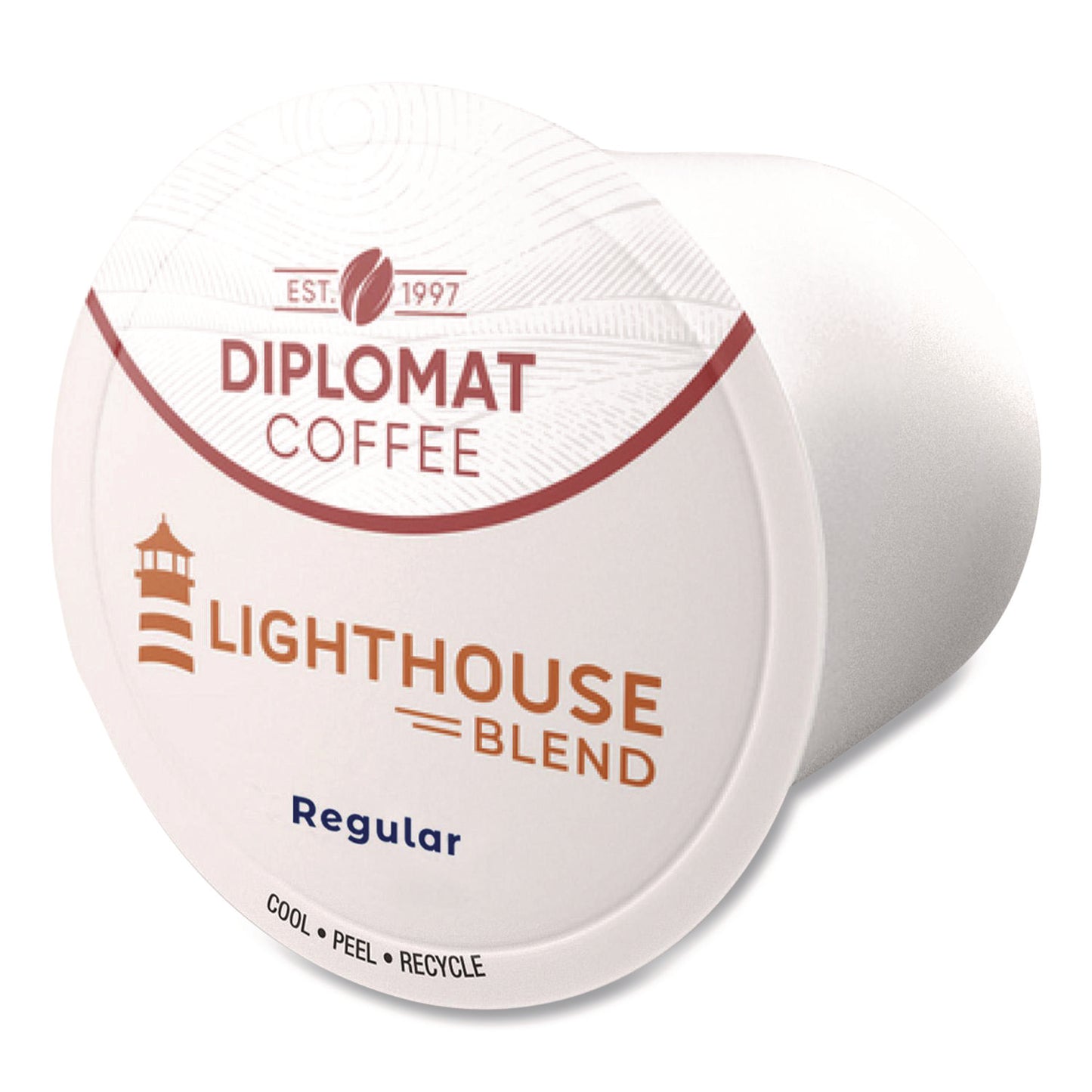 Diplomat Coffee Lighthouse DC-Cup, 10 g, 96/Carton (CDCCUPLH9610)