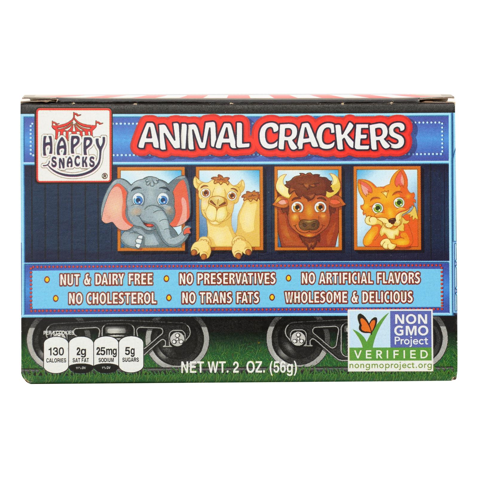 Happy Snacks Happy Snack, Animal Crackers - Case Of 12 - 2 Oz