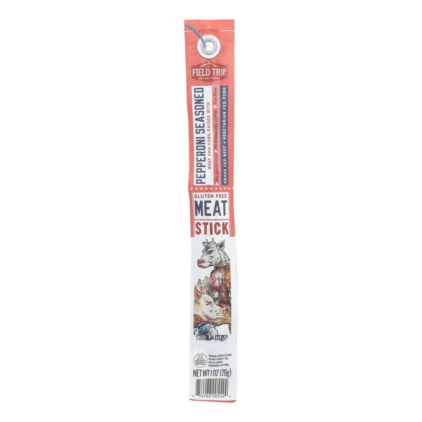 Field Trip Stick - Pepperoni Seasoned - Case Of 24 - 1 Oz.
