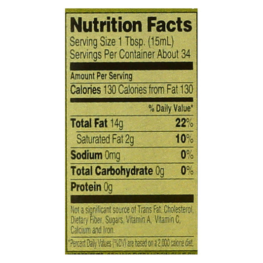 Newman's Own Organics Organic Olive Oil - Case Of 6 - 16.9 Fl Oz.