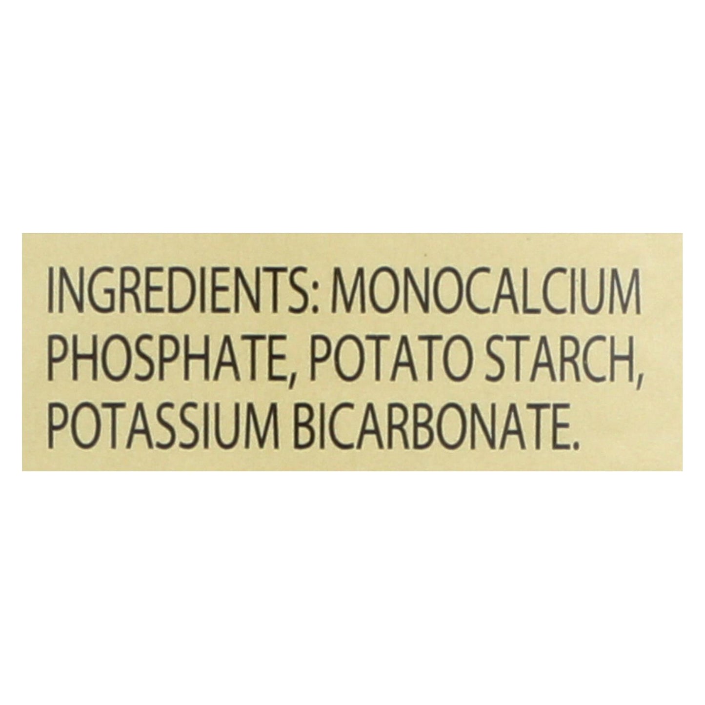 Hain Baking Powder - Featherweight - Case Of 12 - 8 Oz.