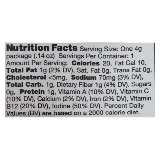 Ocean's Halo - Seawd Snack Chili Lime - Case Of 12 - .14 Oz