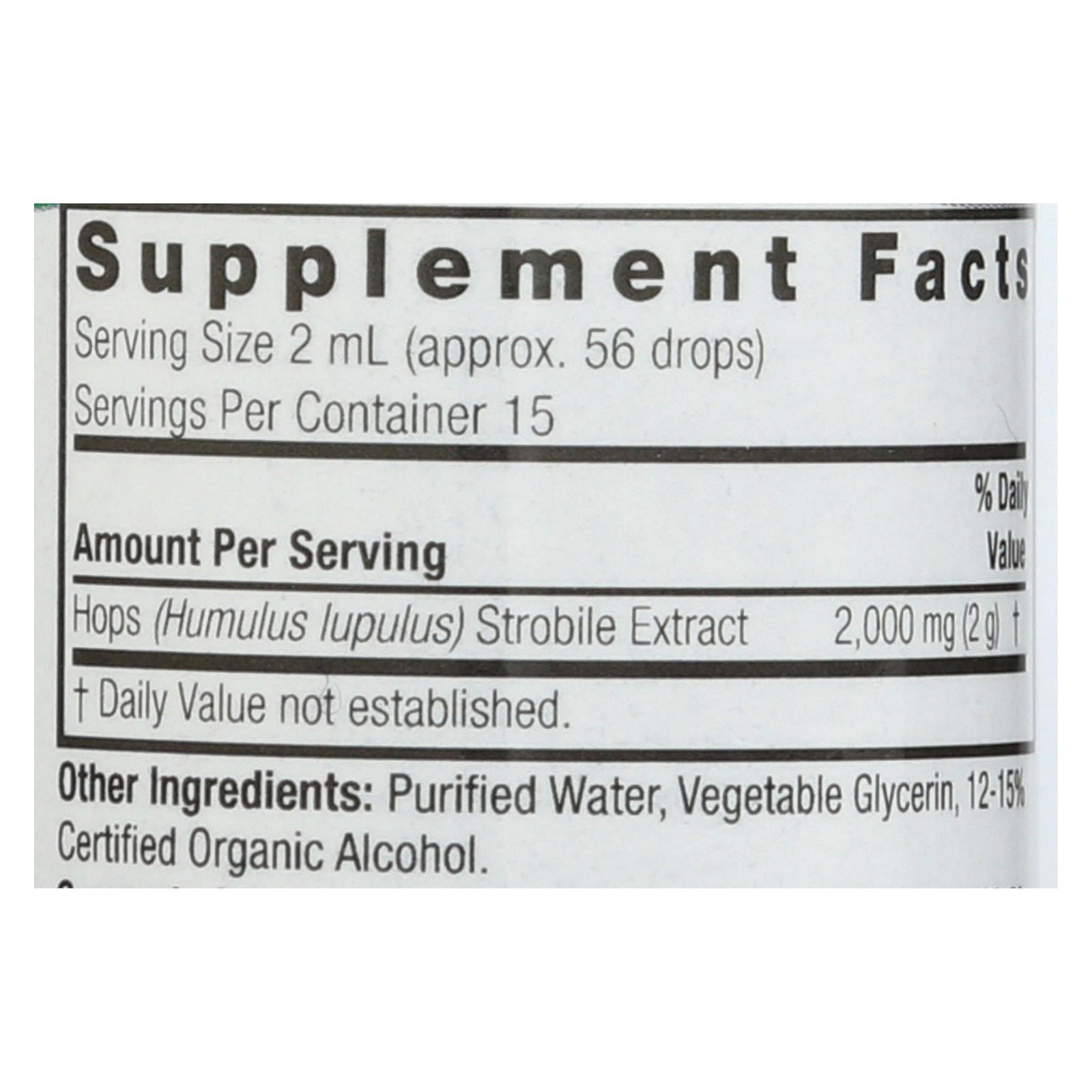 Nature's Answer - Hops Strobile Extract - 1 Fl Oz