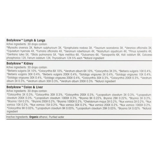 Bodyanew - Cleanse - Multipack Oral Drops - 50 Ml - 3 Count
