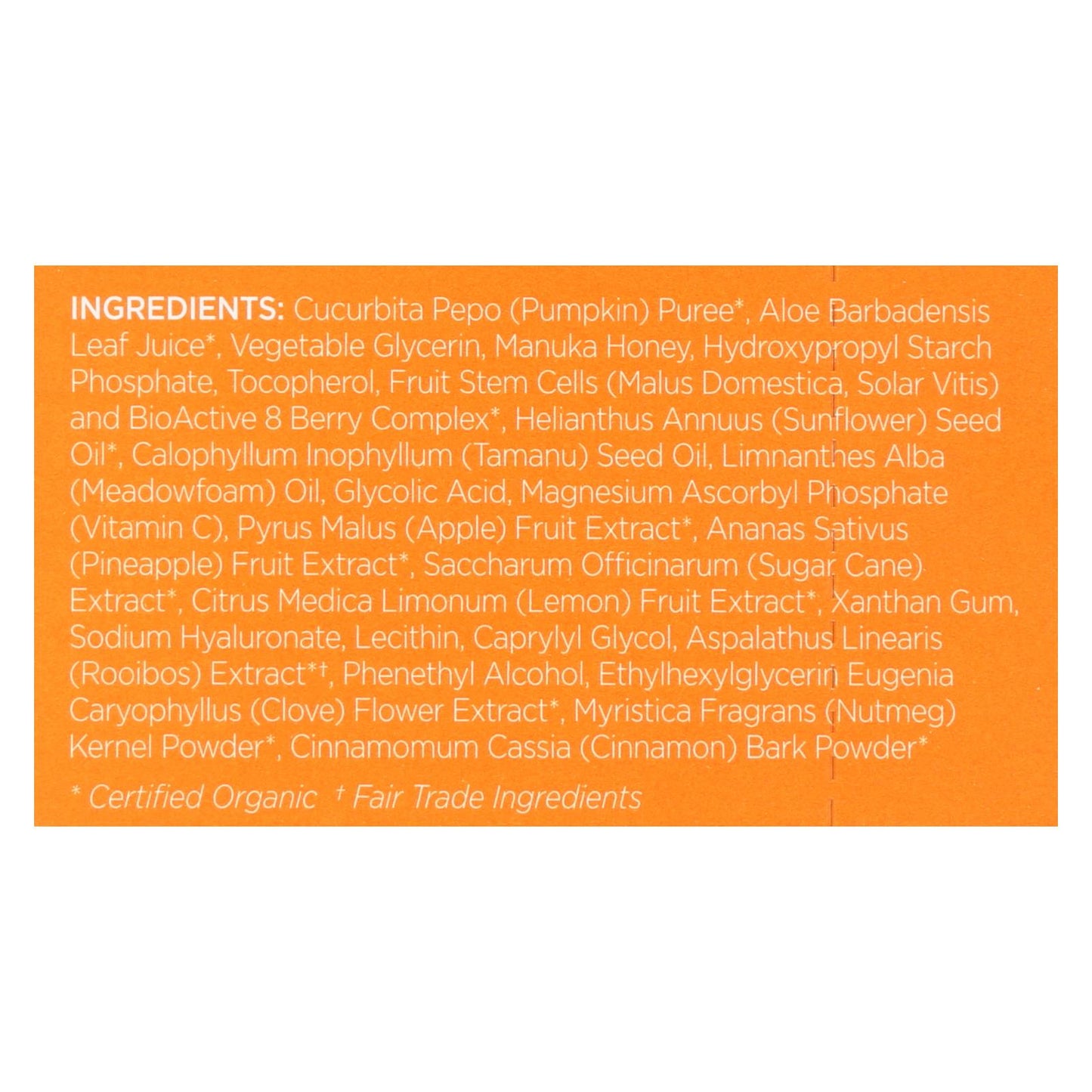Andalou Naturals Instant Brightening Face Mask - Pumpkin & Honey - Case Of 6 - 0.28 Oz