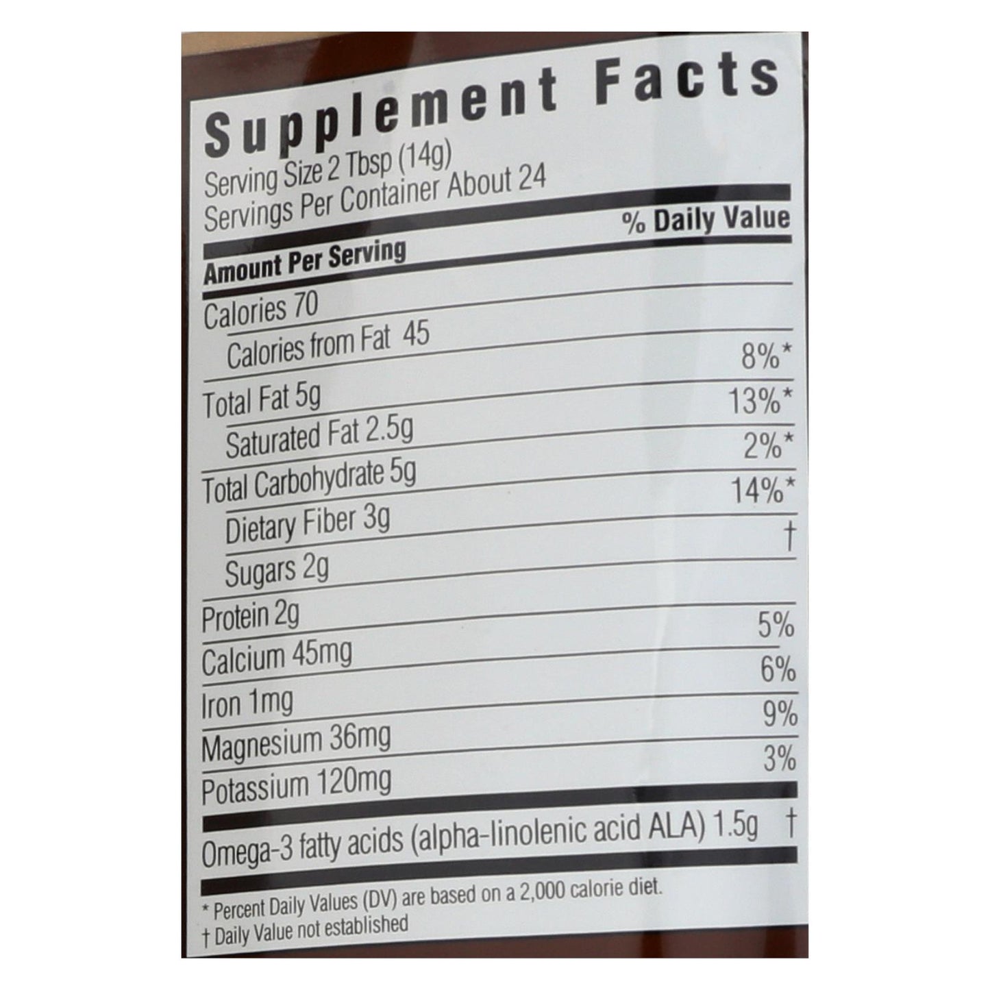 Spectrum Essentials Organic Decadent Blend - Chia And Flax Seed With Coconut And Cocoa - 12 Oz