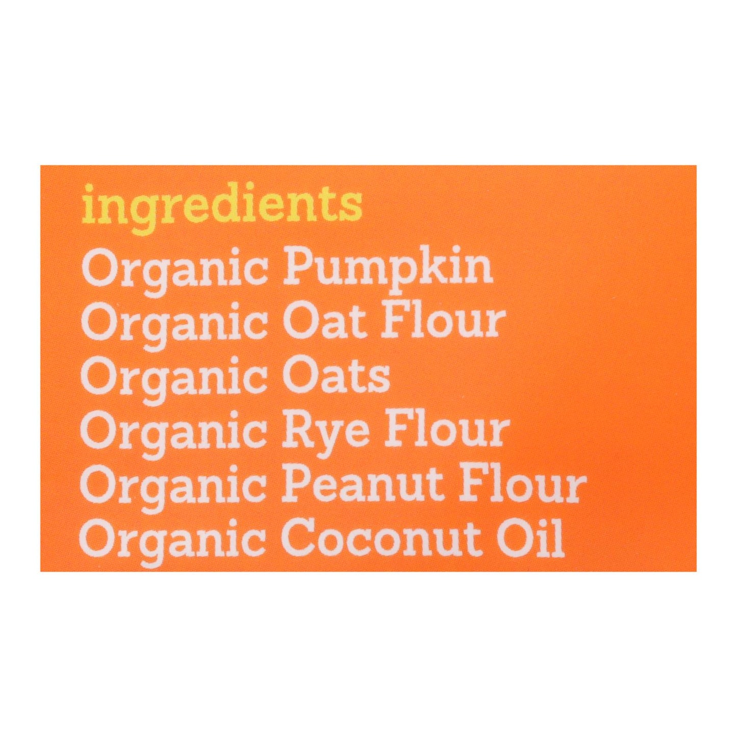 Riley's Organics Organic Dog Treats, Pumpkin & Coconut Recipe, Small - Case Of 6 - 5 Oz