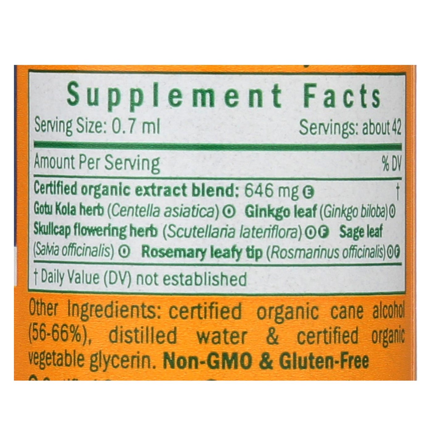 Herb Pharm - Brain & Memory Tonic - 1 Each-1 Fz