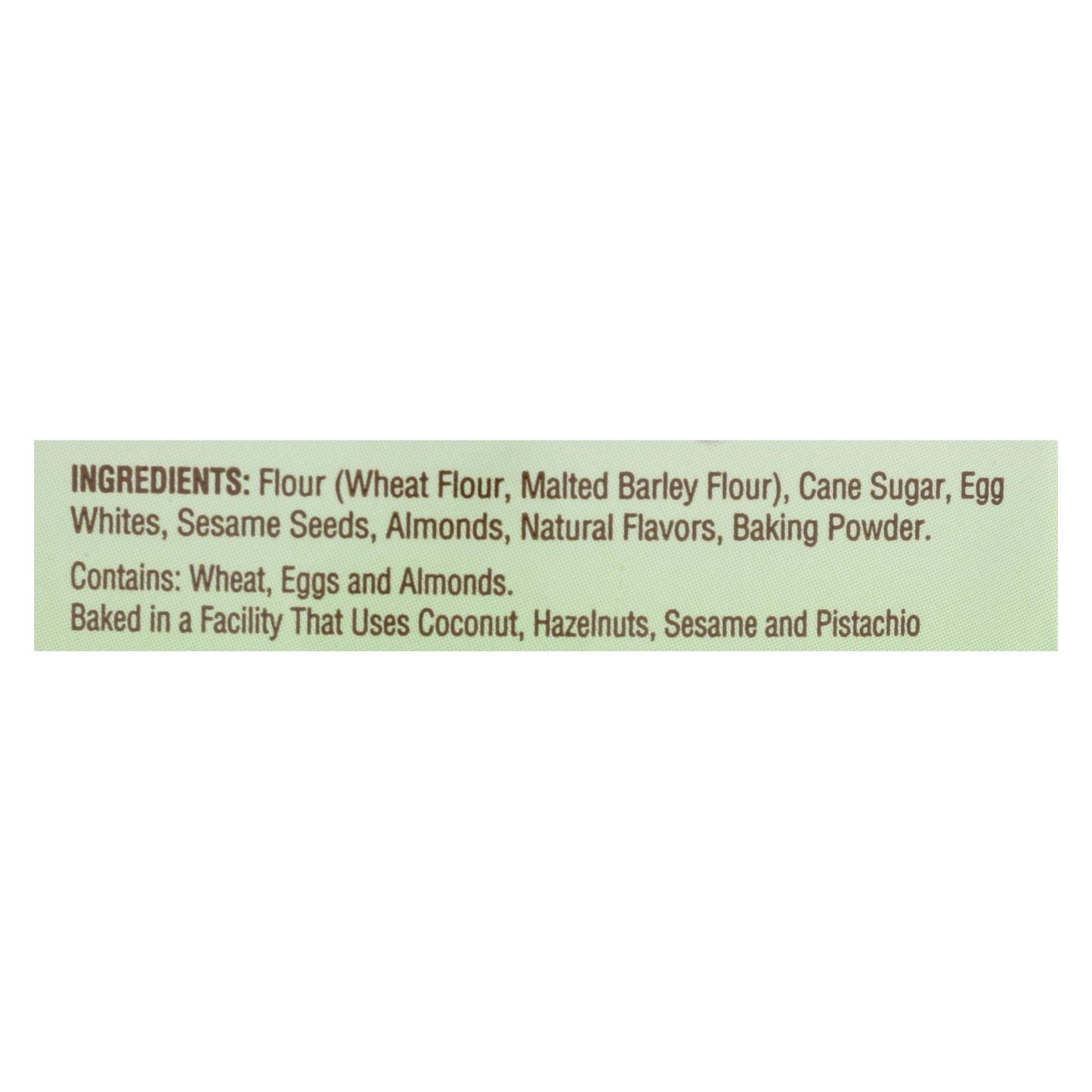 Almondina - Toastees - Toasted Almond Thins - Sesame Almond - Case Of 12 - 5.25 Oz.