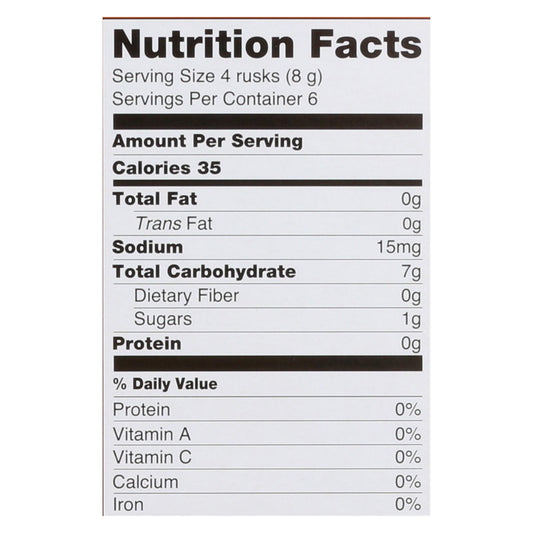 Baby Mum Mum Organic Baby Teeth Rice Rusk Organic Rick Snack With Sweet Potato And Carrot Flavor - Case Of 6 - 1.76 Oz
